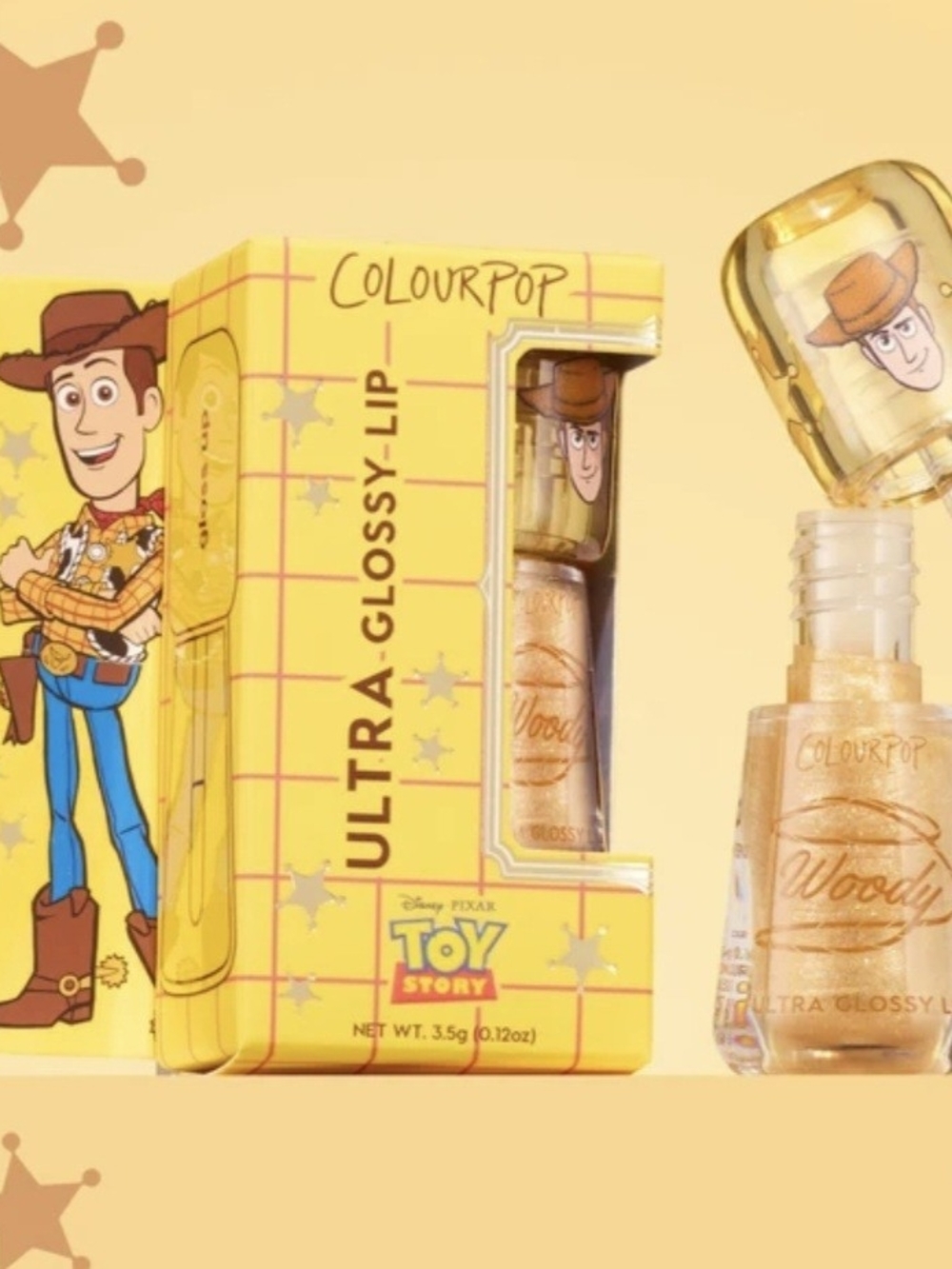 "Favorite Deputy" Toy Story Ultra Glossy Lip Colourpop Cosmetics Disney
